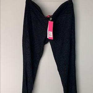 NWT Lilly Pulitzer Kelly Pant Onyx lace